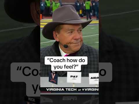 Pat McAfee and Nick Saban are too funny 😂