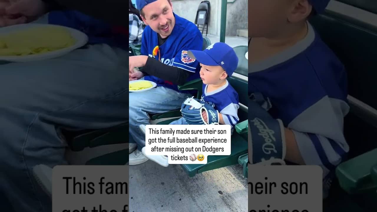 The smile on his little face said it all 🤩 (via @leahgloub/TT)