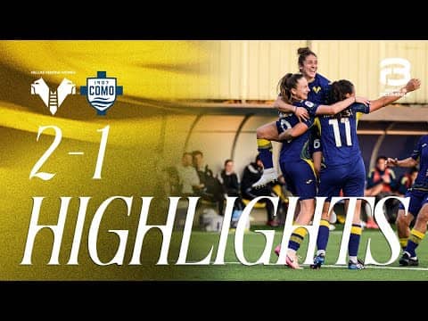 Highlights Serie B Femminile 2024/25 | Hellas Verona Women-Como 1907