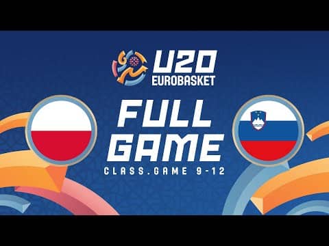 LIVE - Poland v Slovenia | FIBA U20 Women's EuroBasket 2025 | Class. Games 9-12