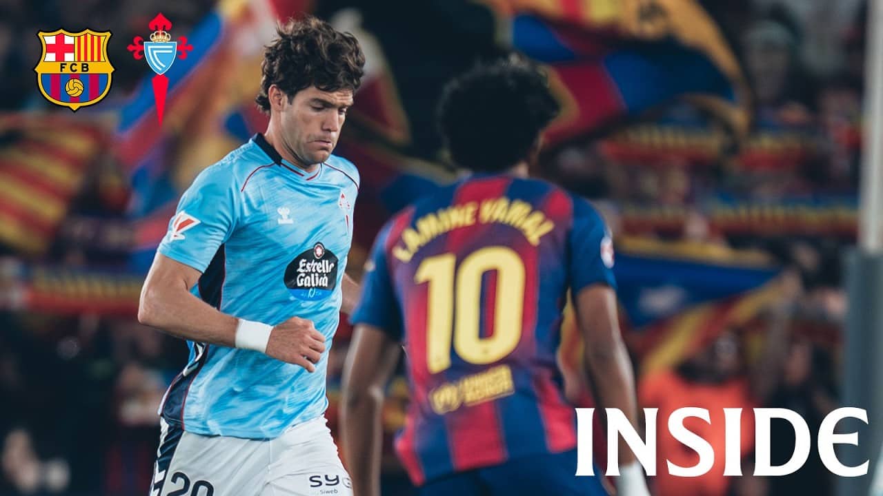 Lucha y coraje en el Camp Nou 🩵💯 Inside Celta 25/26
