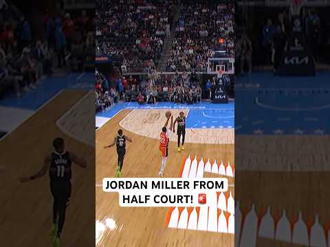 Jordan Miller beats the buzzer from half court