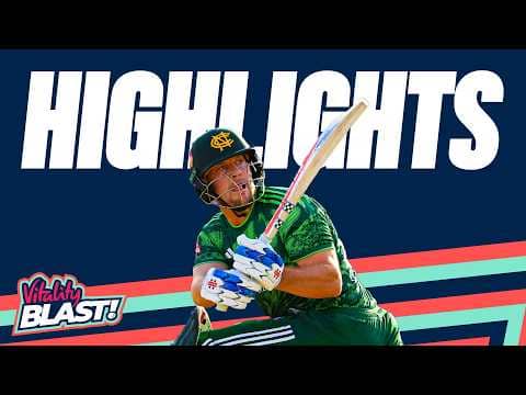 Mindset Melts SEVEN Sixes | Kent Spitfires v Notts Outlaws - Highlights | Vitality Blast 2026