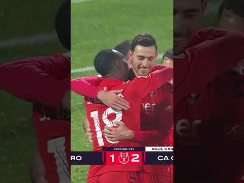 El gol de Raúl en el Ebro - Osasuna #CopaDelRey #EbroOsasuna #Osasuna