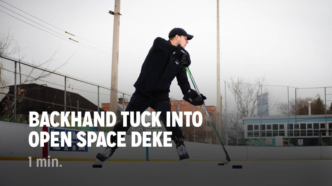 Backhand Tuck Into Open Space Deke