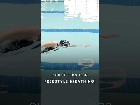 Quick Tips for Freestyle Swimming Breathing Technique! #swimming #fitness
