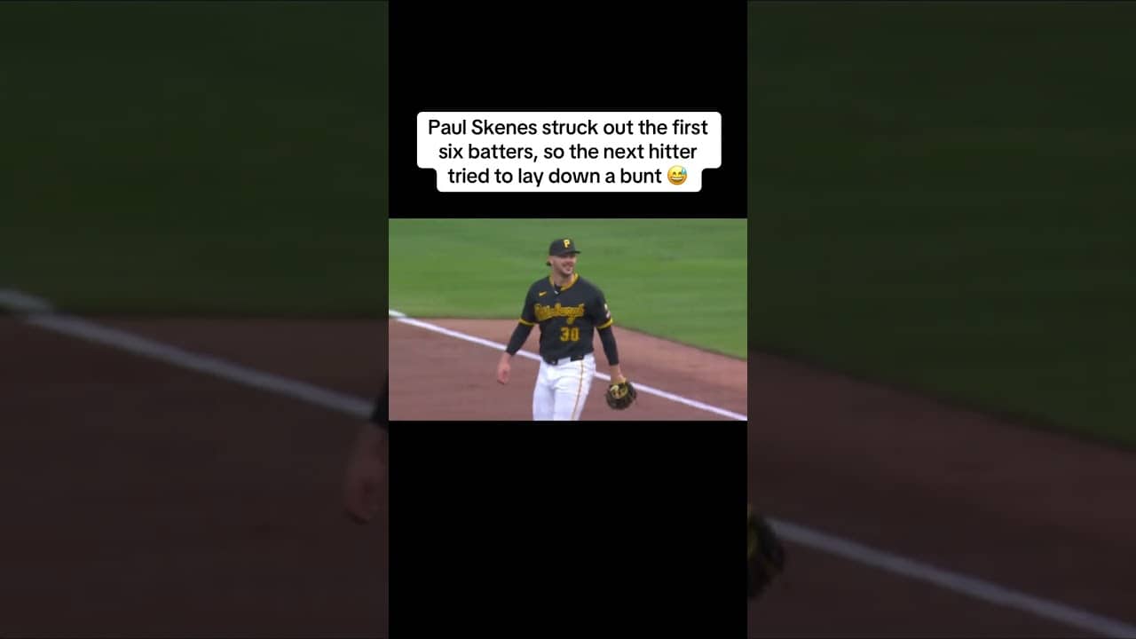 Skenes acknowledged the effort 😂 (via @mlb/TT)