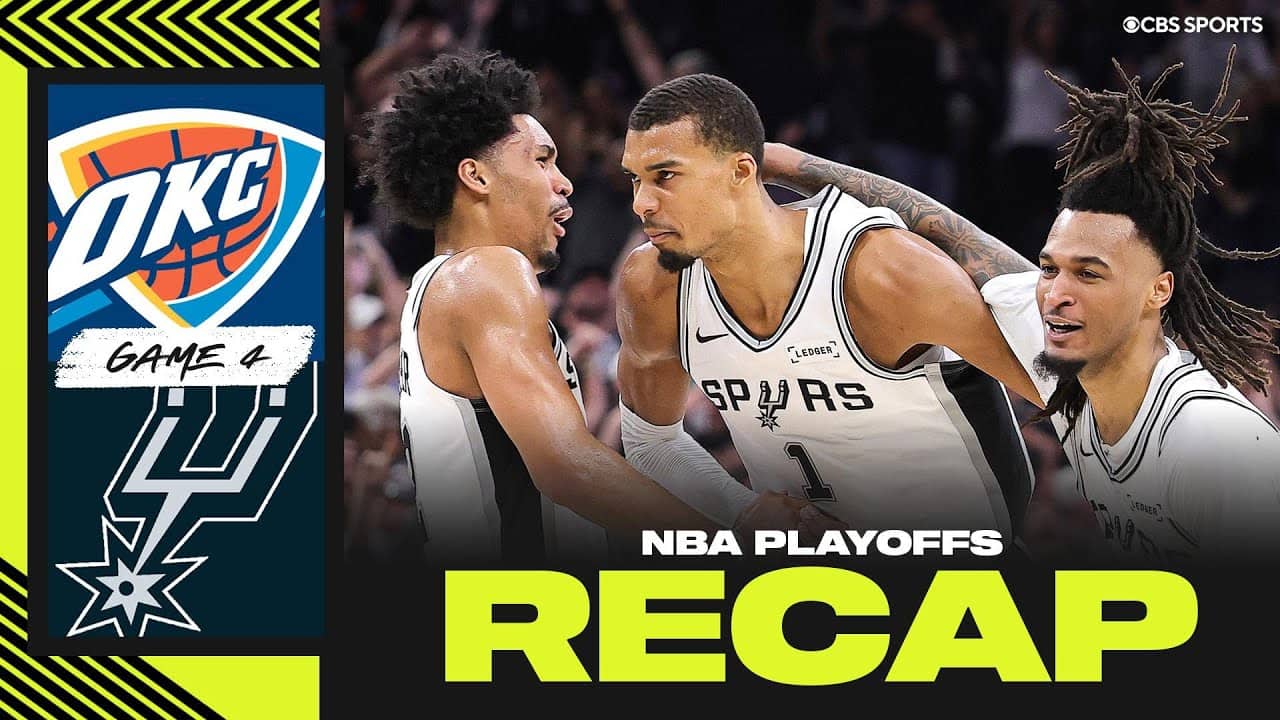 Victor Wembanyama drops 33 points as Spurs DESTROY Thunder, series tied 2-2 | 2026 NBA Playoffs