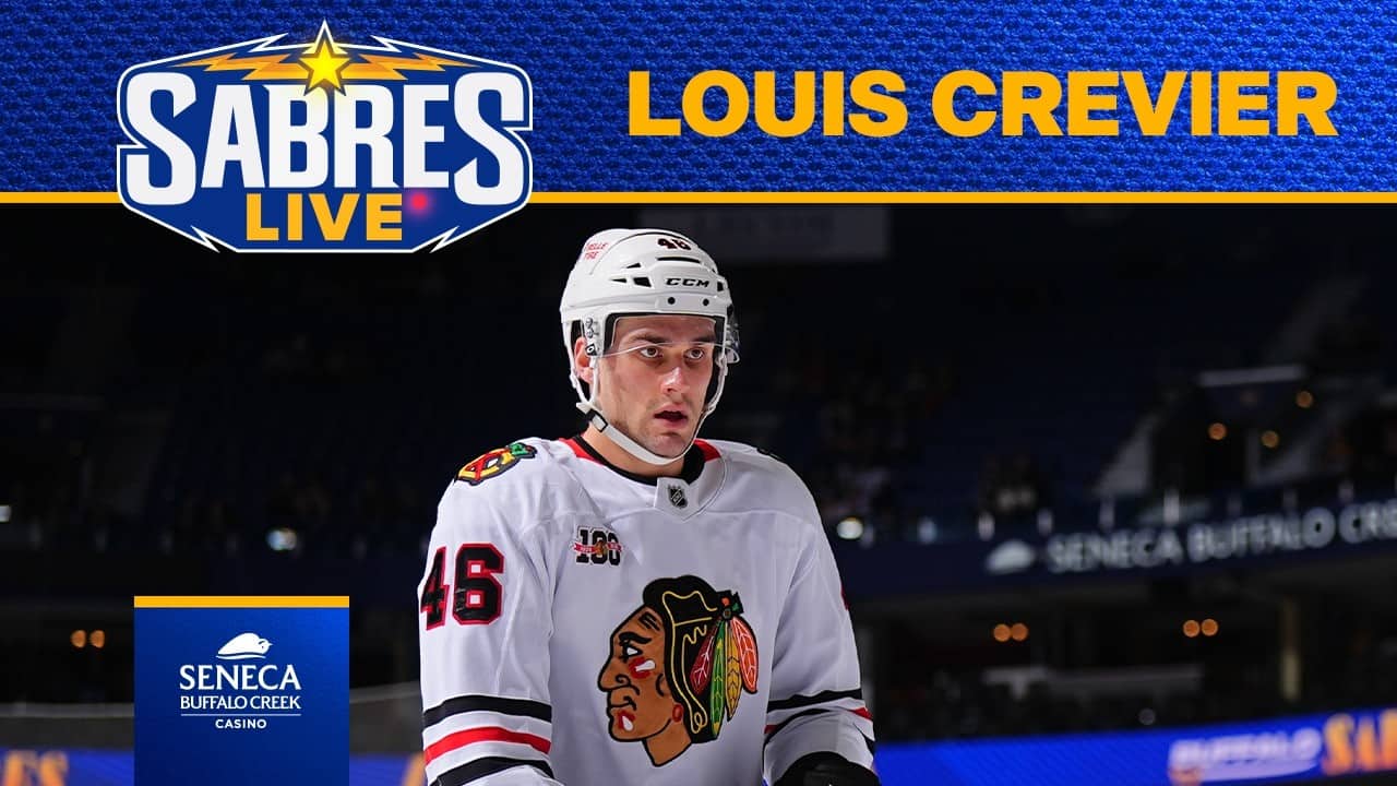 “I’m Super Excited To Join The Team” | Louis Crevier On Coming To Buffalo | Buffalo Sabres