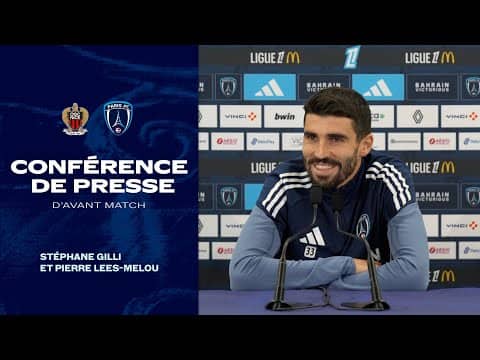 La conférence de presse avant l'OGC Nice