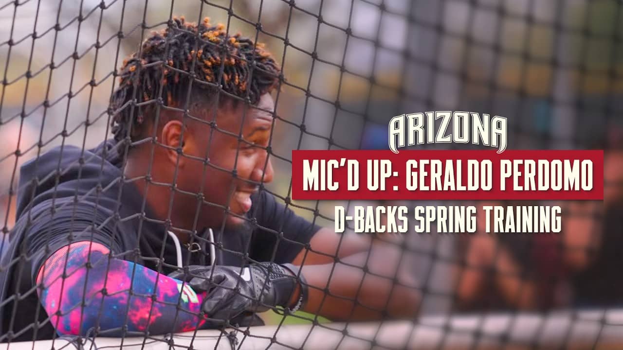 D-backs Mic Ups: Geraldo Perdomo | Spring Training | Arizona Diamondbacks