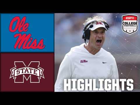 Egg Bowl: Ole Miss Rebels vs. Mississippi State Bulldogs | Full Game Highlights | ESPN CFB