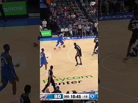 🔥 start to the half for 7 #okcthunder