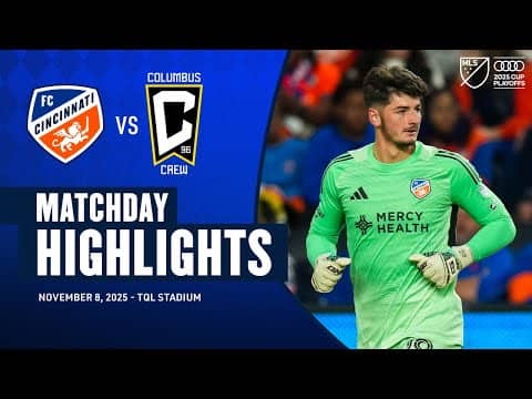 HIGHLIGHTS: FC Cincinnati vs Columbus Crew | November 8, 2025