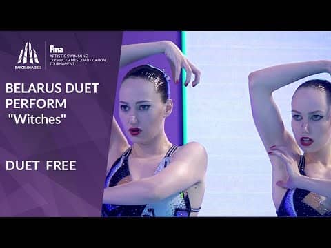 Belarus Duet's Spellbinding Witches Artistic Swimming Olympic Qualifier