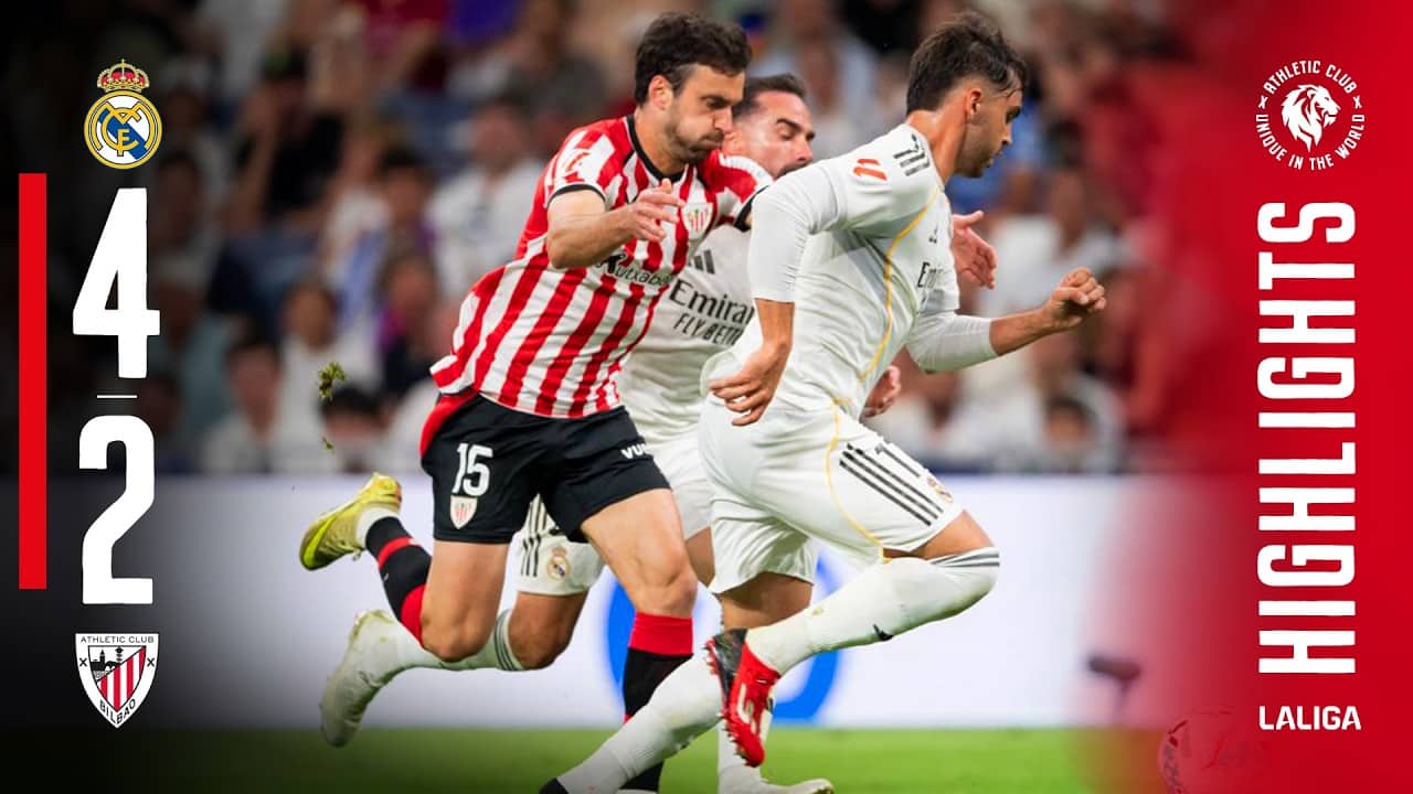 HIGHLIGHTS | Real Madrid CF 4-2 Athletic Club | LaLiga EA Sports 2025/26 MD38