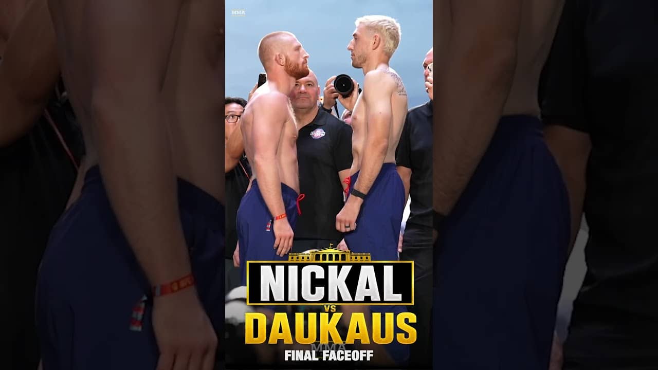 Bo Nickal And Kyle Daukaus Face Off For Final Time Ahead Of UFC White House - MMA Fighting