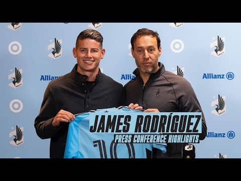 James Rodríguez Arrives in Minnesota | MNUFC