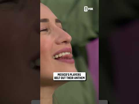 The Mexico national anthem plays ahead of El Tri’s Round of 32 showdown with Ecuador in Mexico City