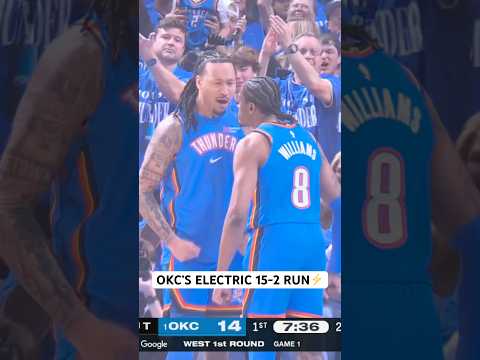 OKC was locked in for the start of Game 1! 🔥