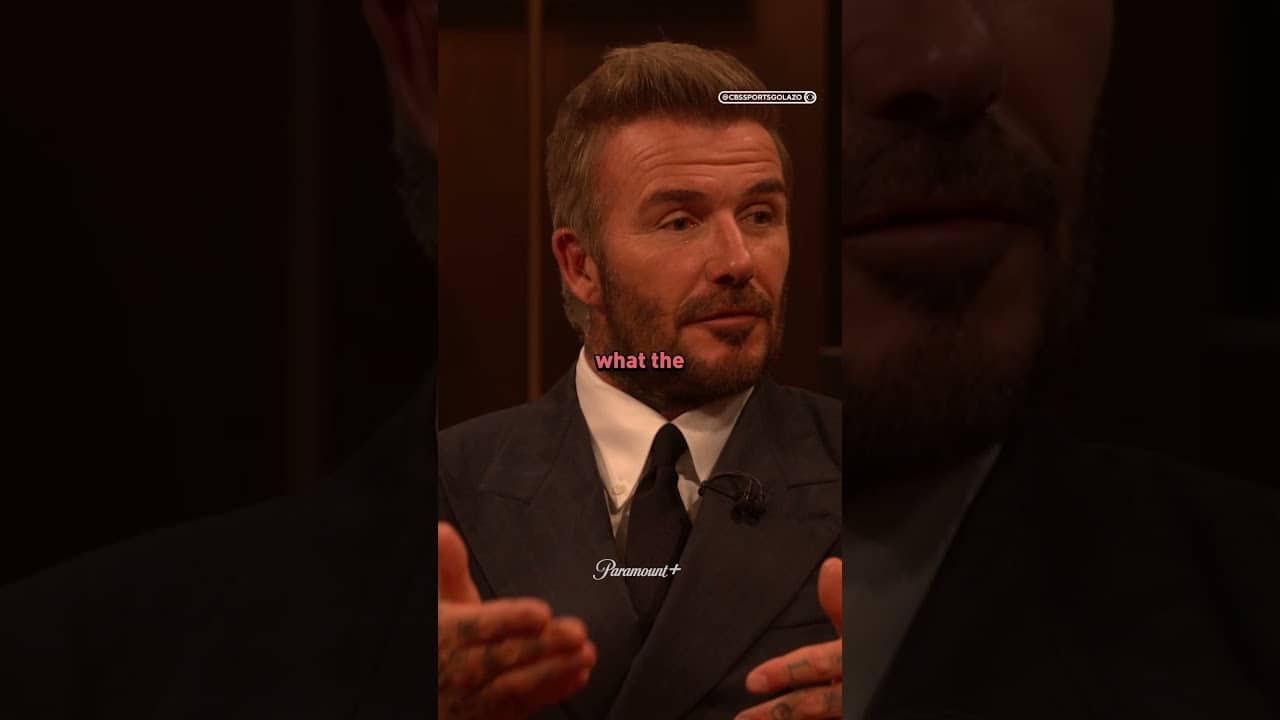 David Beckham speaks on Luis Enrique's impact at PSG ✨ #BeckhamAndFriends #UCL #ChampionsLeague