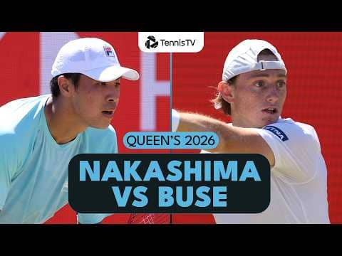 Brandon Nakashima vs Ignacio Buse For Quarter-Final Spot | Queen's 2026 Highlights