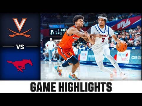 Virginia vs. SMU Game Highlights | 2025-26 ACC Men's Basketball