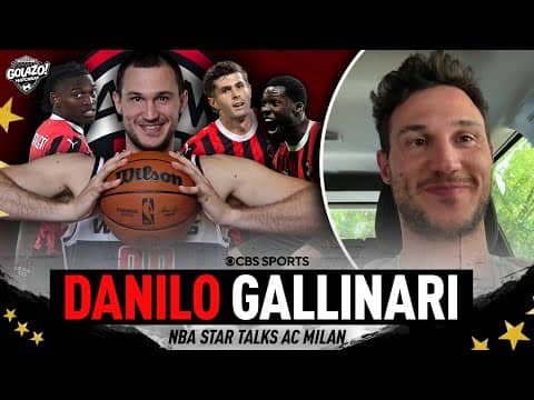 "It's a disaster!" | Danilo Gallinari talks AC Milan, Coppa Italia & NBA Playoffs | Matchday