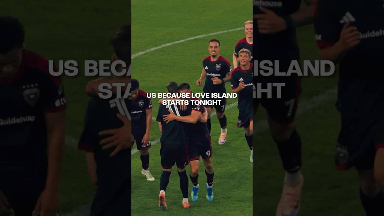 Love Island is back. Cue the goal celebrations #loveisland #loveislandusa #dcunited #soccer #goals