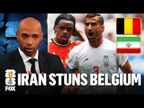 Iran Holds Belgium to DRAW 🚨 Thierry Henry REACTS to Alireza Beiranvand’s Seven Saves for Iran