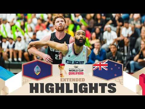 Guam 🇬🇺 v New Zealand 🇳🇿 | Highlights | FIBA Basketball World Cup 2027 Asian Qualifiers