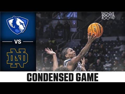 Notre Dame vs. Eastern Illinois Condensed Game | 2025-26 ACC Men's Basketball