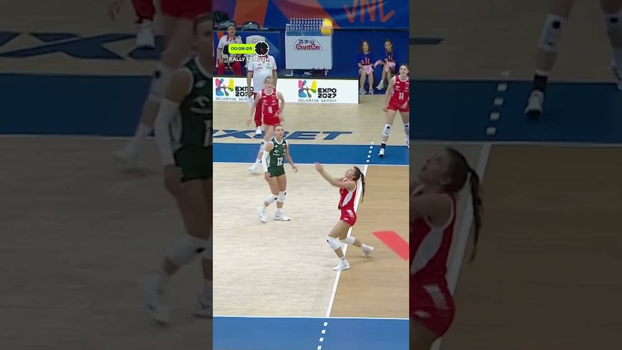 Me jumping to conclusions 😅 #volleyball #rally #usa #poland #vnl
