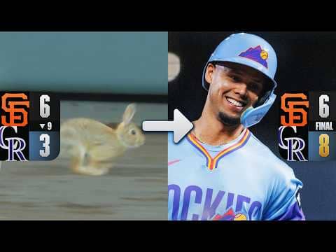 FULL 5-RUN COMEBACK: Ezequiel Tovar hits walk-off homer for the Rockies! 🐰 | MLB Highlights