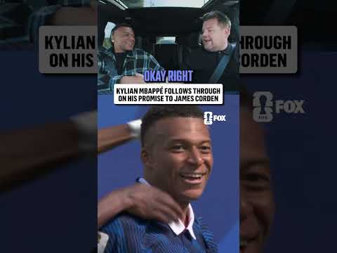 Mbappé actually brought out the flute celly thanks to After Hours with James Corden 🇫🇷
