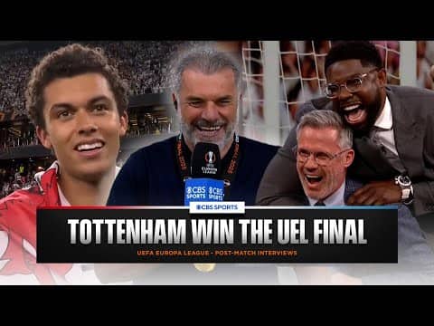 Ange Postecoglou gets the LAST LAUGH 🤣 | "SPECIAL FEELING" Johnson on Tottenham WINNING UEL Final 🤩