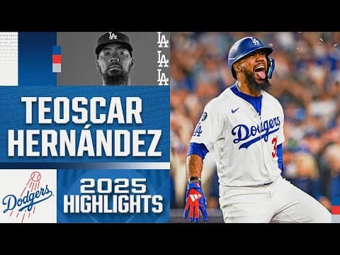 Teoscar Hernández was a World Champion for the 2nd straight year! (2025 highlights with the Dodgers)