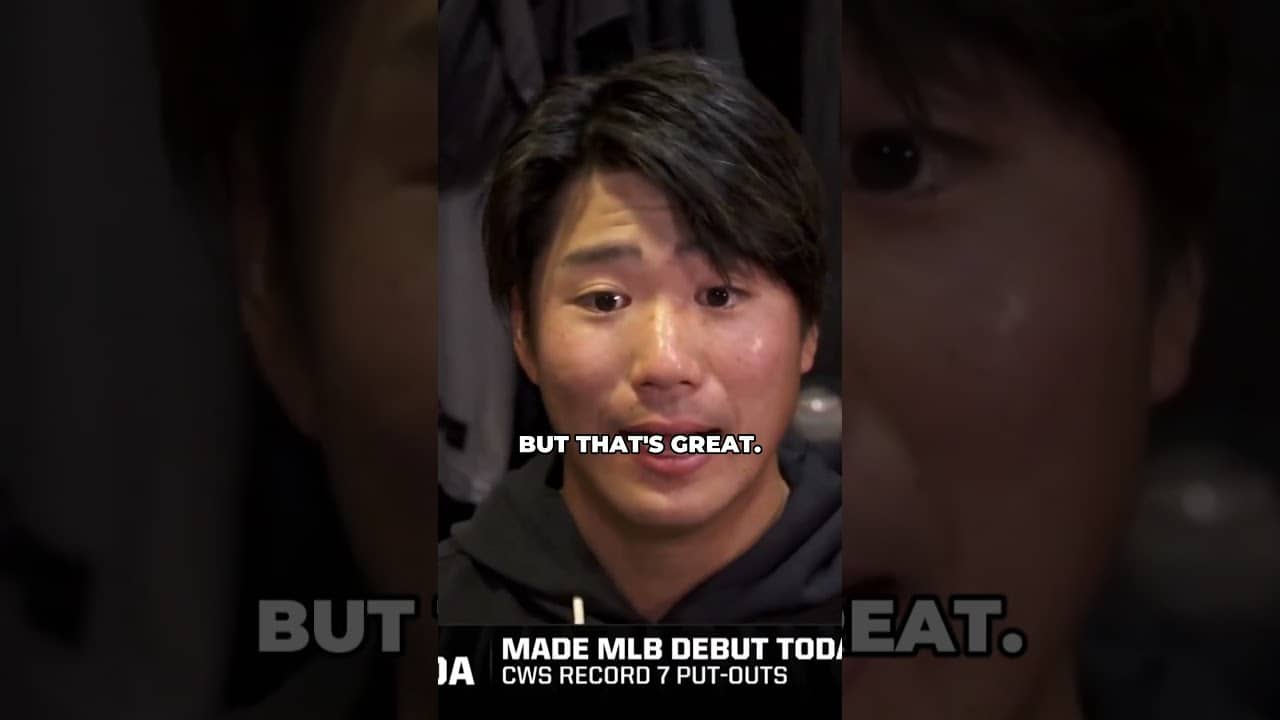 Rikuu Nishida is hilarious 🤣 #baseball #mlb