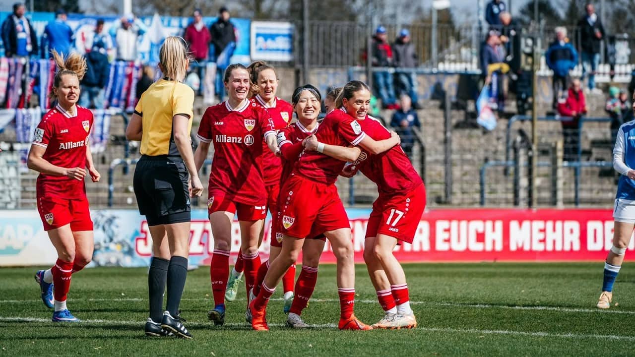 Highlights: Turbine Potsdam – VfB Stuttgart 0:3 | Frühe Tore ebnen den Auswärtssieg