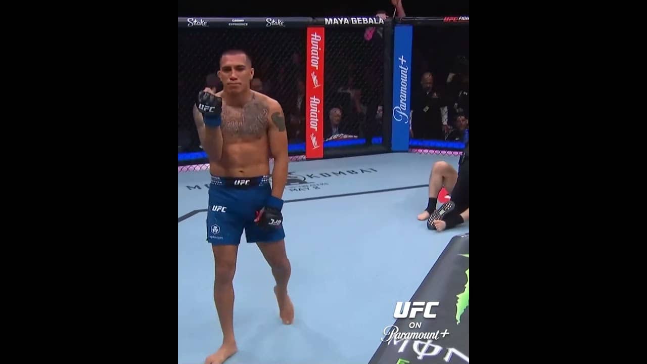 Nasty Ground and Pound 😳 #ufcwinnipeg