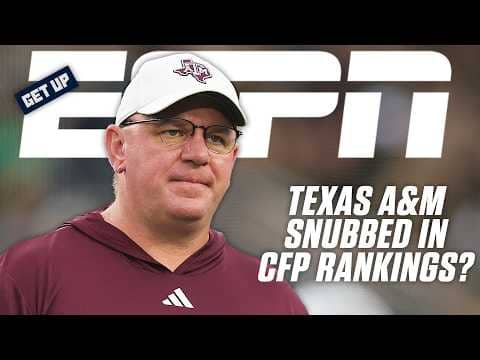CFP RANKING GRIPES! 😒 Paul Finebaum MAKES THE CASE for Texas A&M to be No. 1! | Get Up