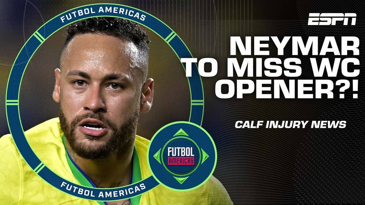 🚨 Neymar out up to 3 weeks with calf injury 🚨 | Futbol Americas