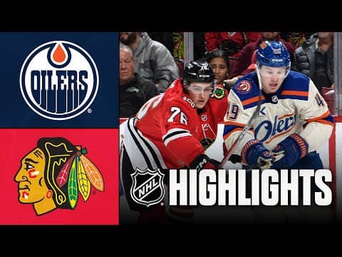 Oilers vs. Blackhawks | NHL Highlights | January 12, 2026