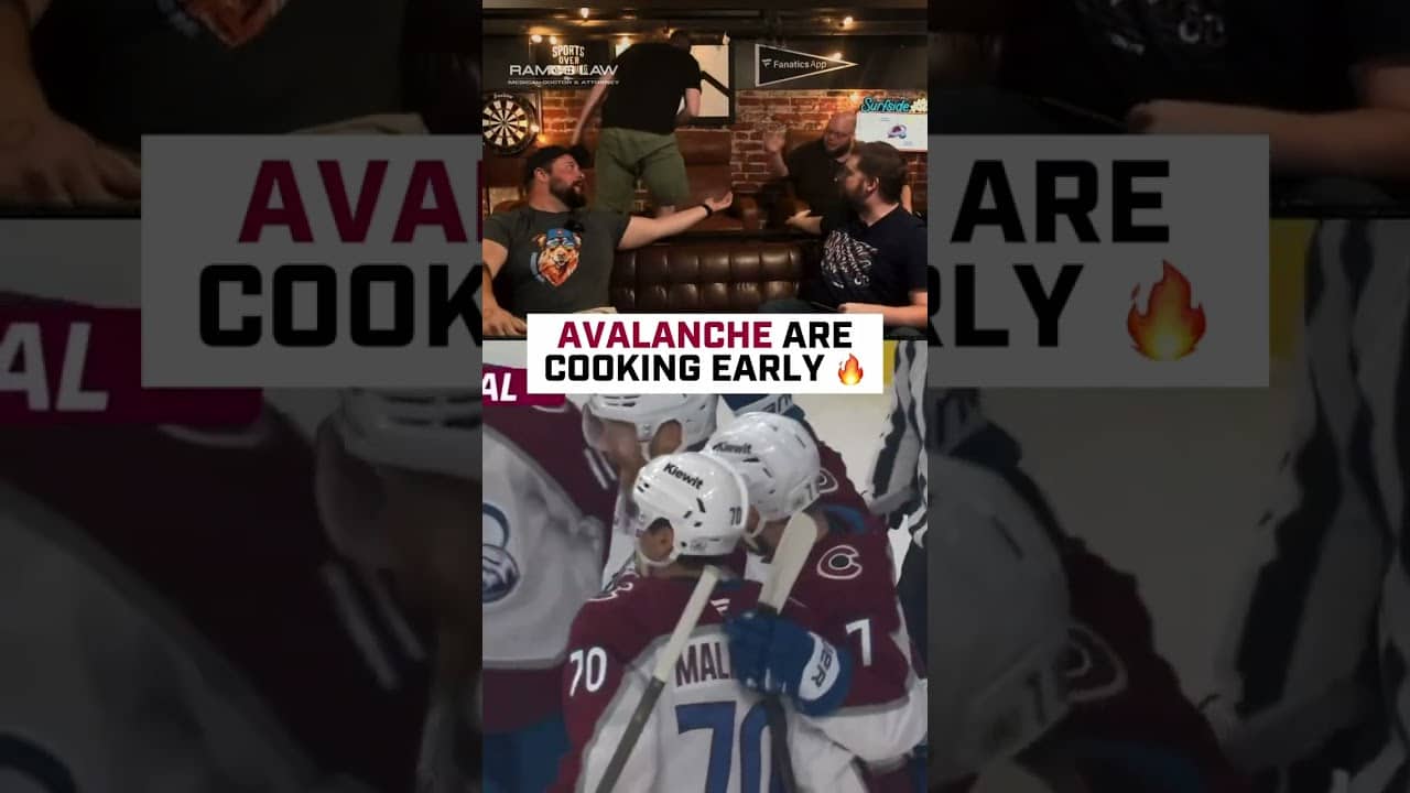 Reaction to Avs HOT Game 3 start 🔥😂