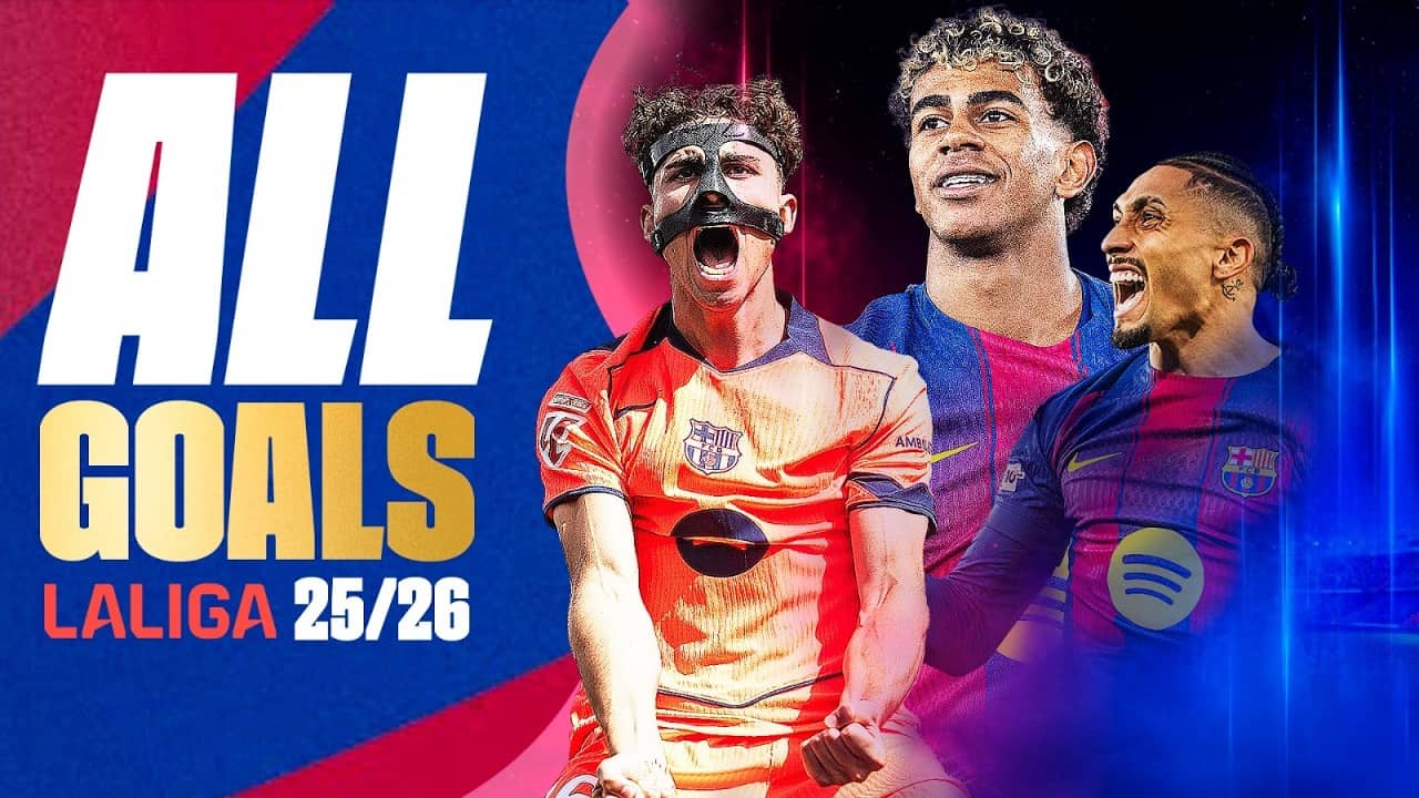 🔥 EVERY FC BARCELONA GOAL IN LA LIGA 2025/26 🔵🔴