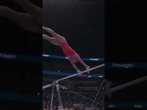 Hezly Rivera with a SOLID uneven bars routine 👏