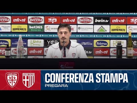 SERIE A ENILIVE |  MISTER PISACANE IN CONFERENZA STAMPA |  CAGLIARI - PARMA