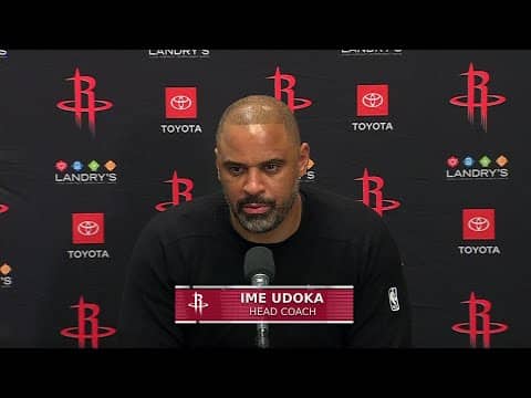 Ime Udoka with a Press Conference vs Mavericks