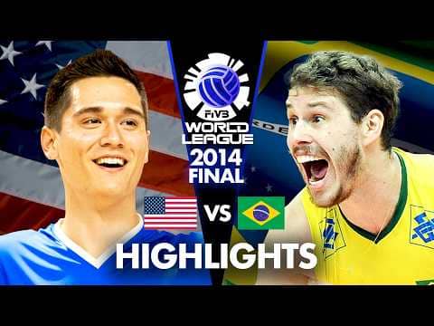 LEGENDARY MATCH | USA vs BRAZIL | FIVB World League 2014