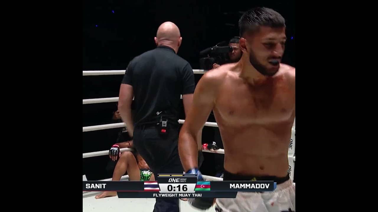 SHUT DOWN 😵 Elvin Mammadov batters Sanit's body for a second-round TKO!